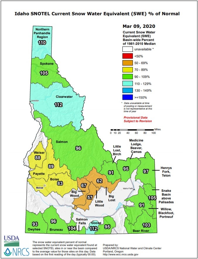 Current Idaho Snow Pack and What It Means Confluences River Expeditions